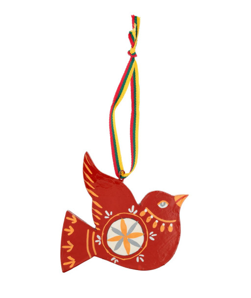 Pakabinama dekoracija rausvas paukštelis